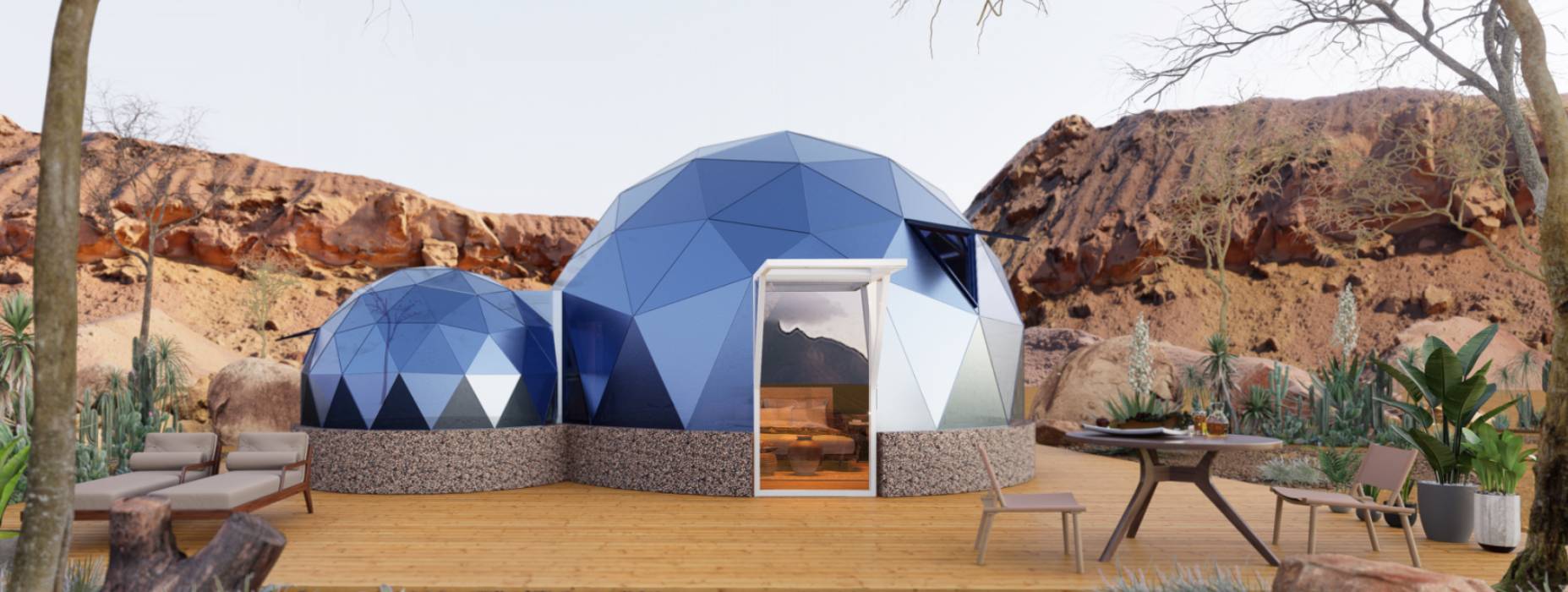 喀喇沁左翼球形智能光伏玻璃星空房